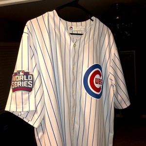 KRIS BRYANT WORLD SERIES PATCH JERSEY